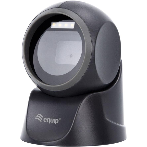 Equip 351027 vonalkód leolvasó Rögzített vonalkód olvasó 1D/2D LED Fekete