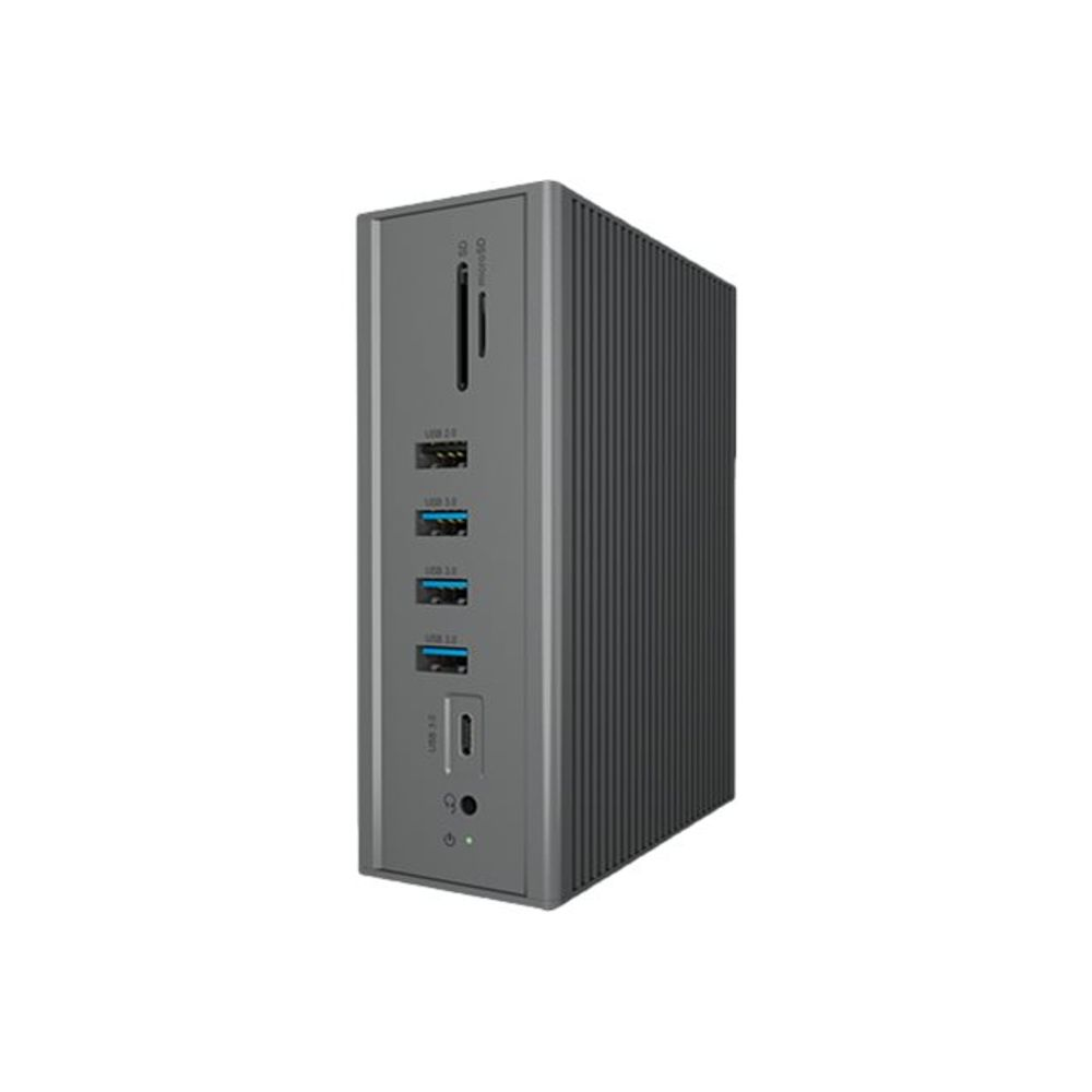 ICY BOX IB-DK2262AC Vezetékes USB 3.2 Gen 1 (3.1 Gen 1) Type-C Antracit (IB-DK2262AC)