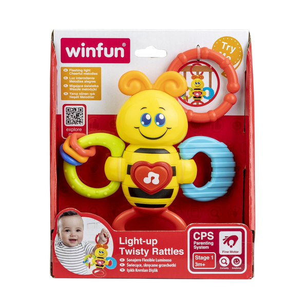 Winfun Világítós Rágóka - Méhecske