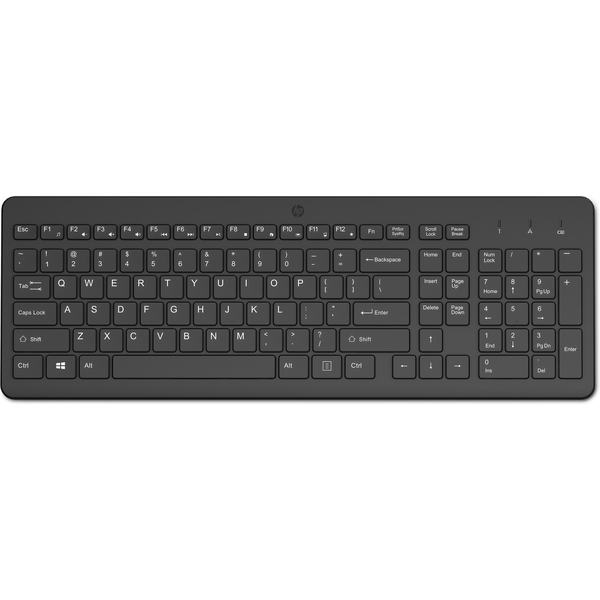 HP 225 Wireless Keyboard tastiera Universale RF Wireless Nero