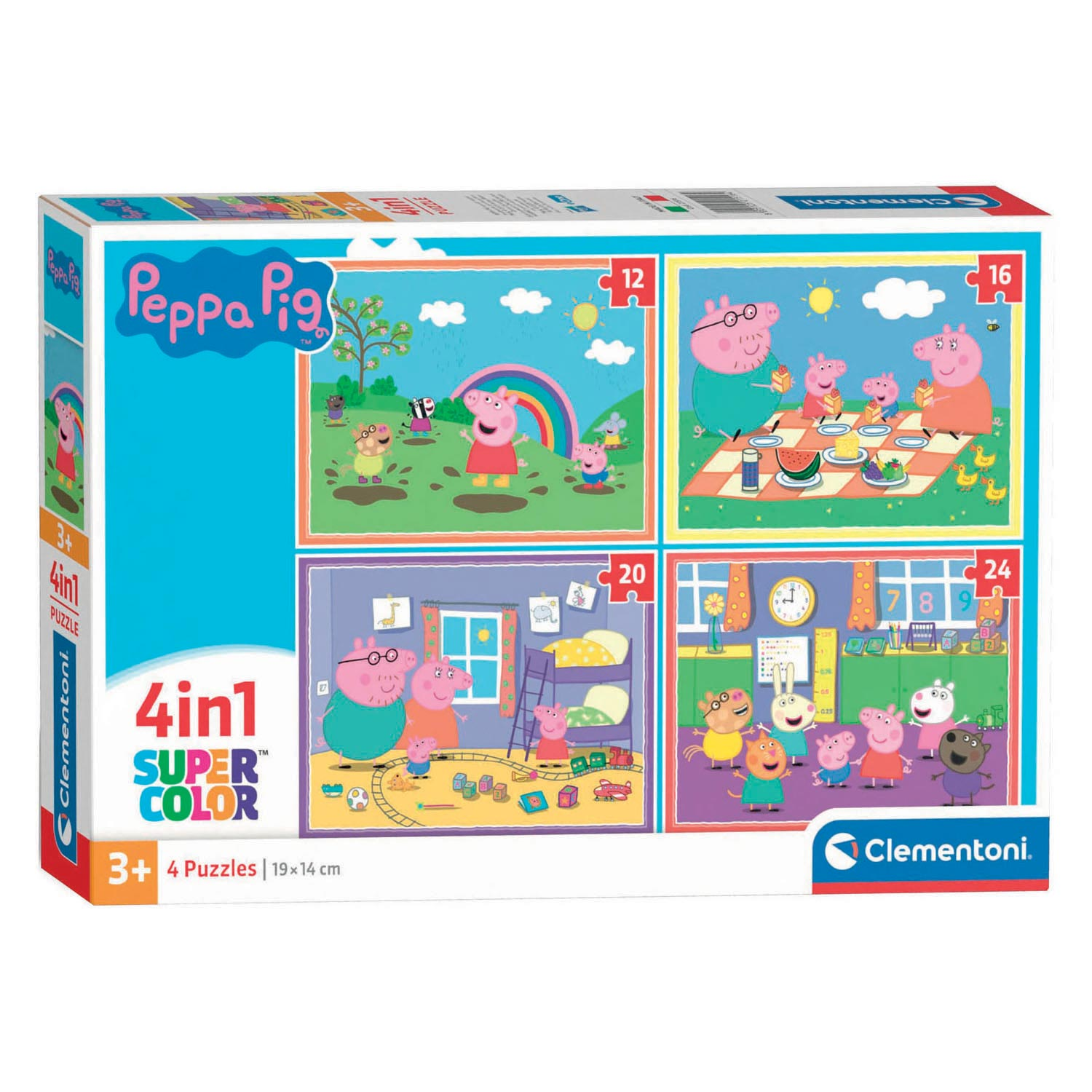 Clementoni Supercolor Peppa malac - 4 az 1-ben puzzle - XuPe.hu ...