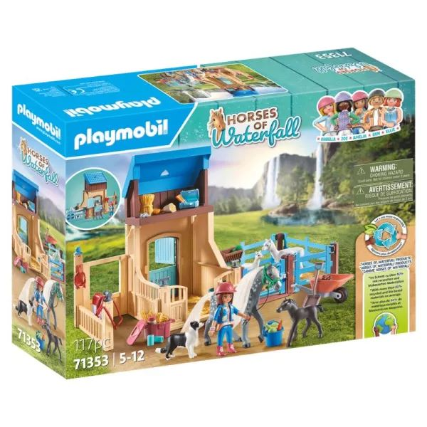 Playmobil: Amelia és Whisper lovasboxszal (71353) (p71353)