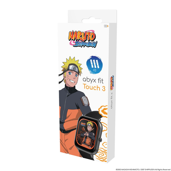 abyx Smartwatch Fit Touch 3 Naruto Uzumaki сив смарт часовник