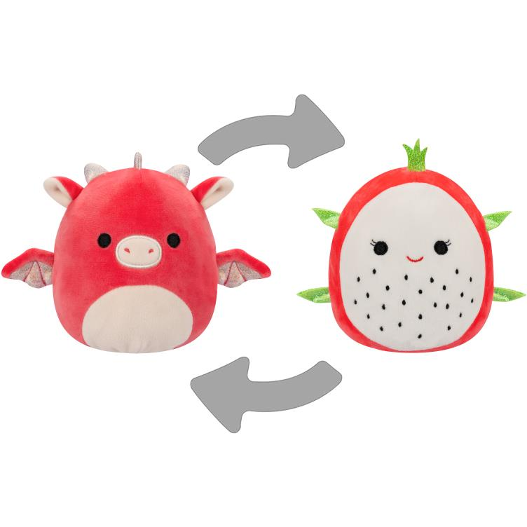 Squishmallows 2in1 Delita a sárkánygyümölcs és Baiden a sárkány (196566215757)