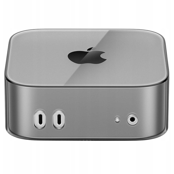 Orico Mac Mini M4 tok, átlátszó TPU, fekete