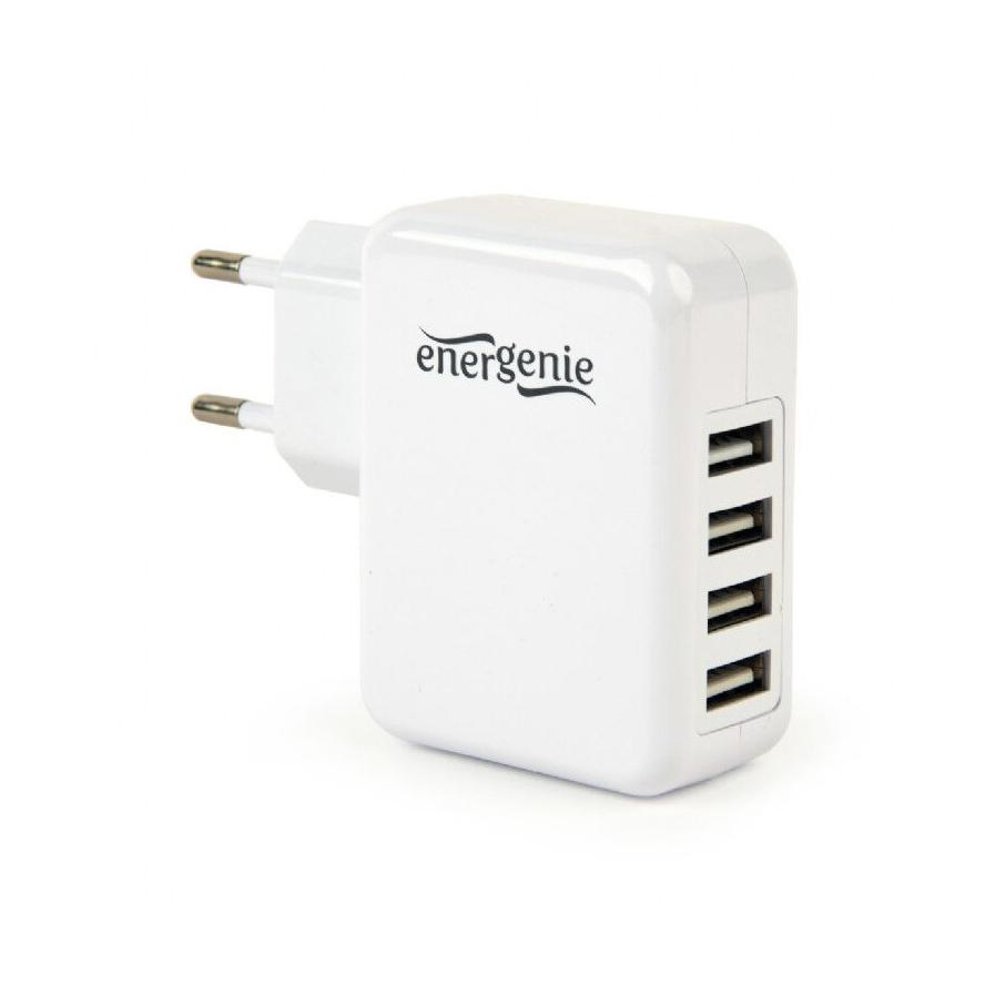 EnerGenie U4AC-02 Hálózati 4xUSB-A töltő (15W) (EG-U4AC-02)