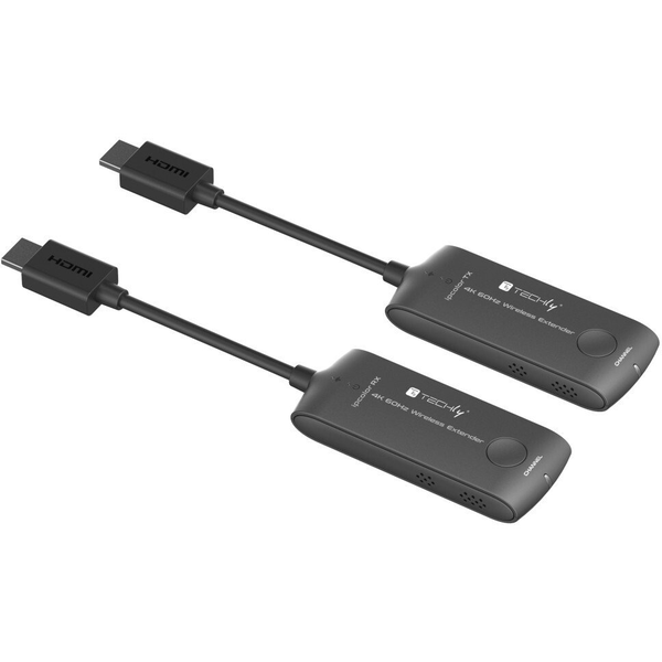 Techly IDATA HDMI-WL488 AV forlænger AV sender & modtager Sort
