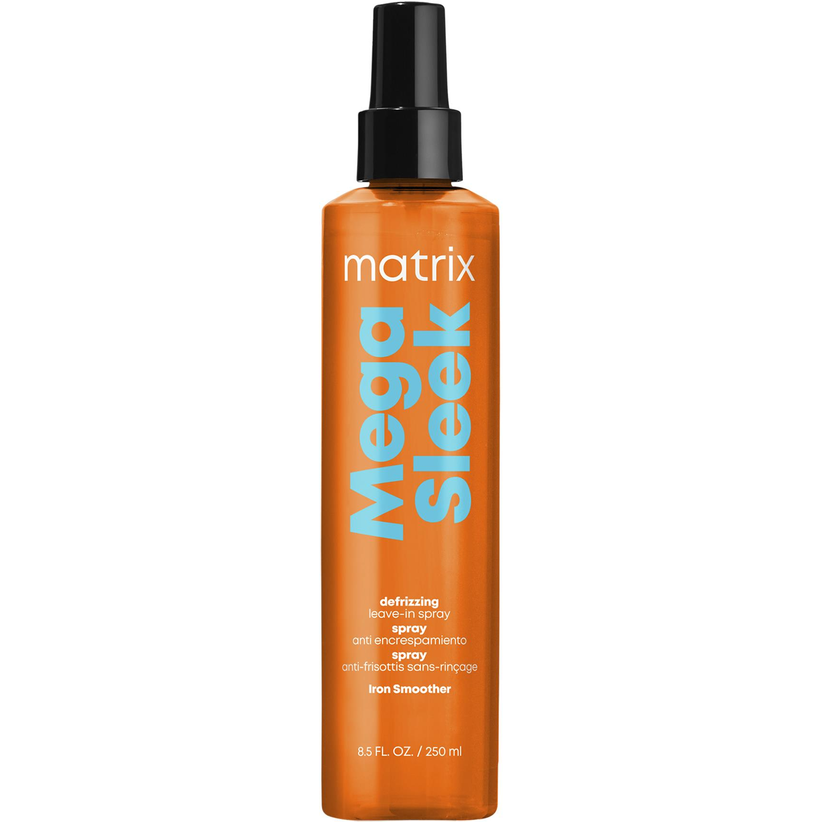MATRIX Mega Sleek Iron Smoother öblítés nélküli göndörödésgátló spray hővédelemmel 250 ml (884486235633)