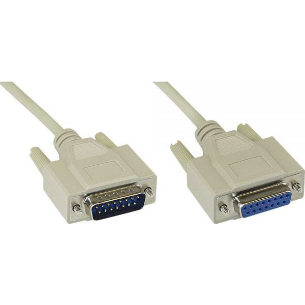 InLine 17740 cavo SCSI Beige DB15 VGA (D-Sub)