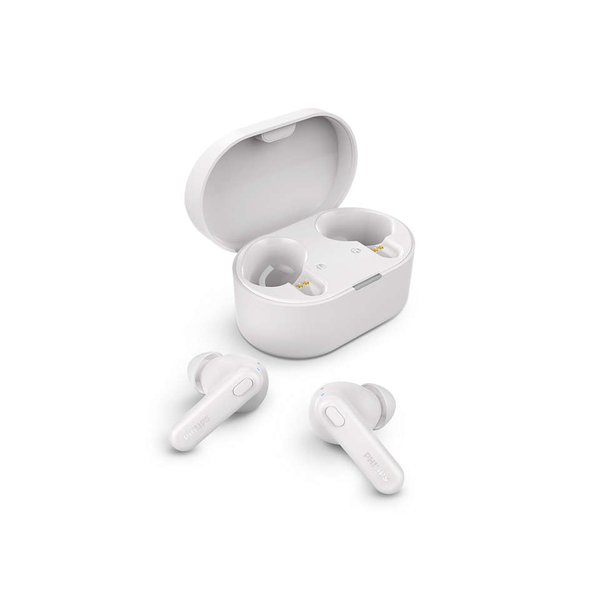 PHILIPS SLUCHÁTKA DO UŠÍ BEZDRÁTOVÁ BLUETOOTH BÍLÁ HLASITÁ