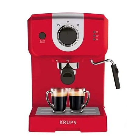 Pákový kávovar na espresso Krups XP320530 1140 W červený