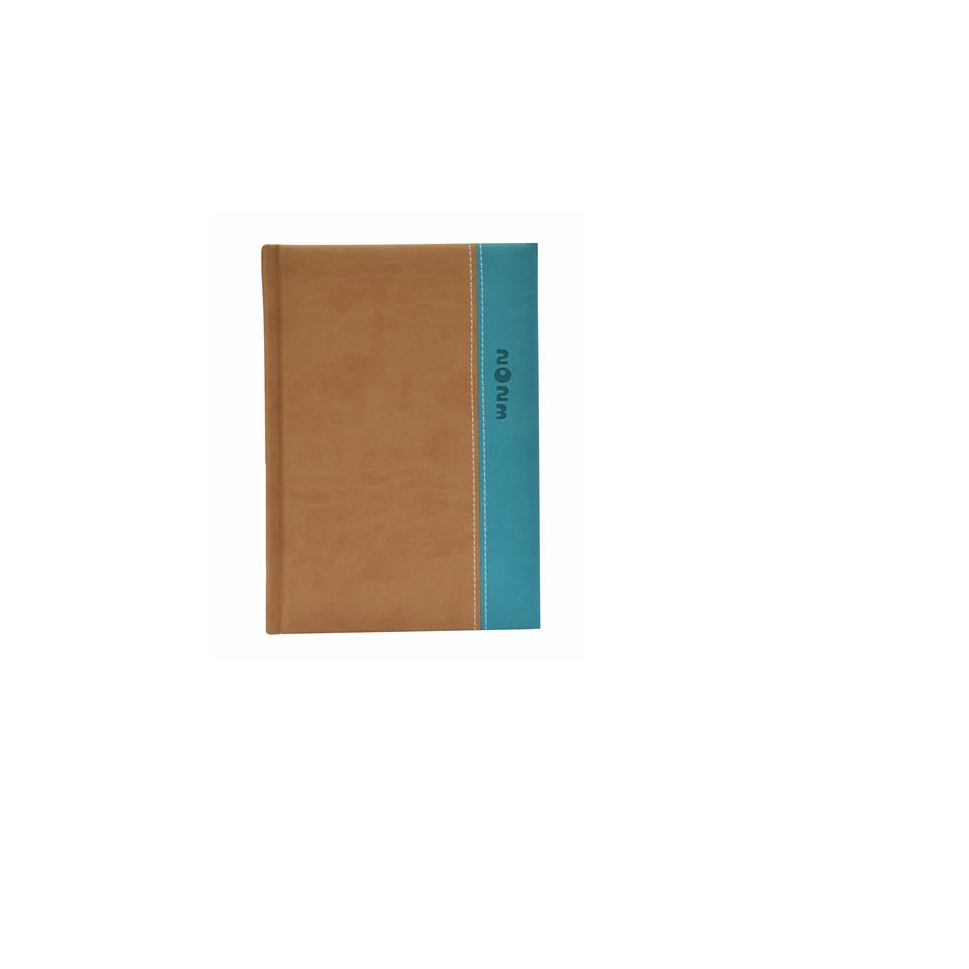 Toptimer Milano A5 2023 Napi naptár - Barna/Kék (23T021M-01T)