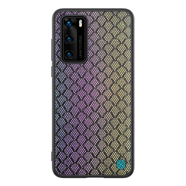 NILLKIN TWINKLE szilikon telefonvédő (közepesen ütésálló, műanyag hátlap, környezetbarát, csillogó) SZÍNES [Huawei P40] (5996457944408)