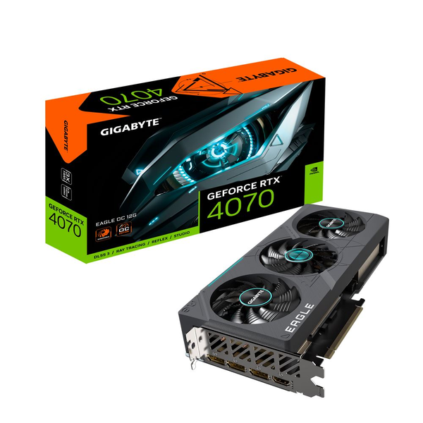 Gigabyte EAGLE GV-N4070EAGLE OC-12GD grafická karta NVIDIA GeForce RTX 4070 12 GB GDDR6X