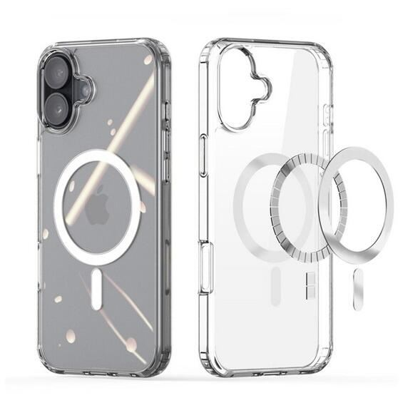 Gigapack Apple iPhone 16 Plus 5G MagSafe tok átlátszó (GP-160163) (GP-160163)