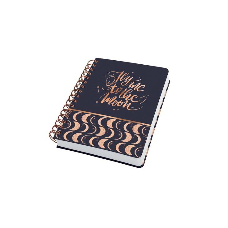 Sigel Jolie 120 lapos A5 pontrácsos spirálfüzet - Moonlight Melody (JN625)