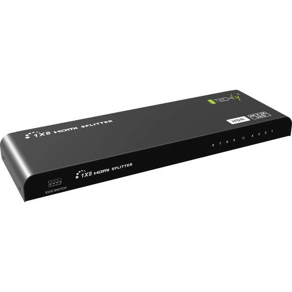 Techly IDATA HDMI2-4K8HDR ripartitore video 8x HDMI