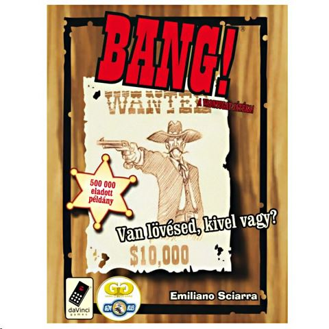 Asmodee Bang! a vadnyugat kártyajátéka magyar kiadás (Asmodee DAV13134)