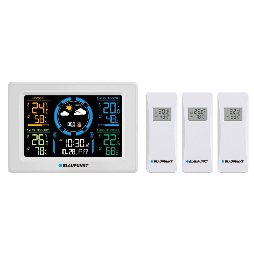 Blaupunkt WS40WH LCD Időjárás állomás (RTVBLWS006)