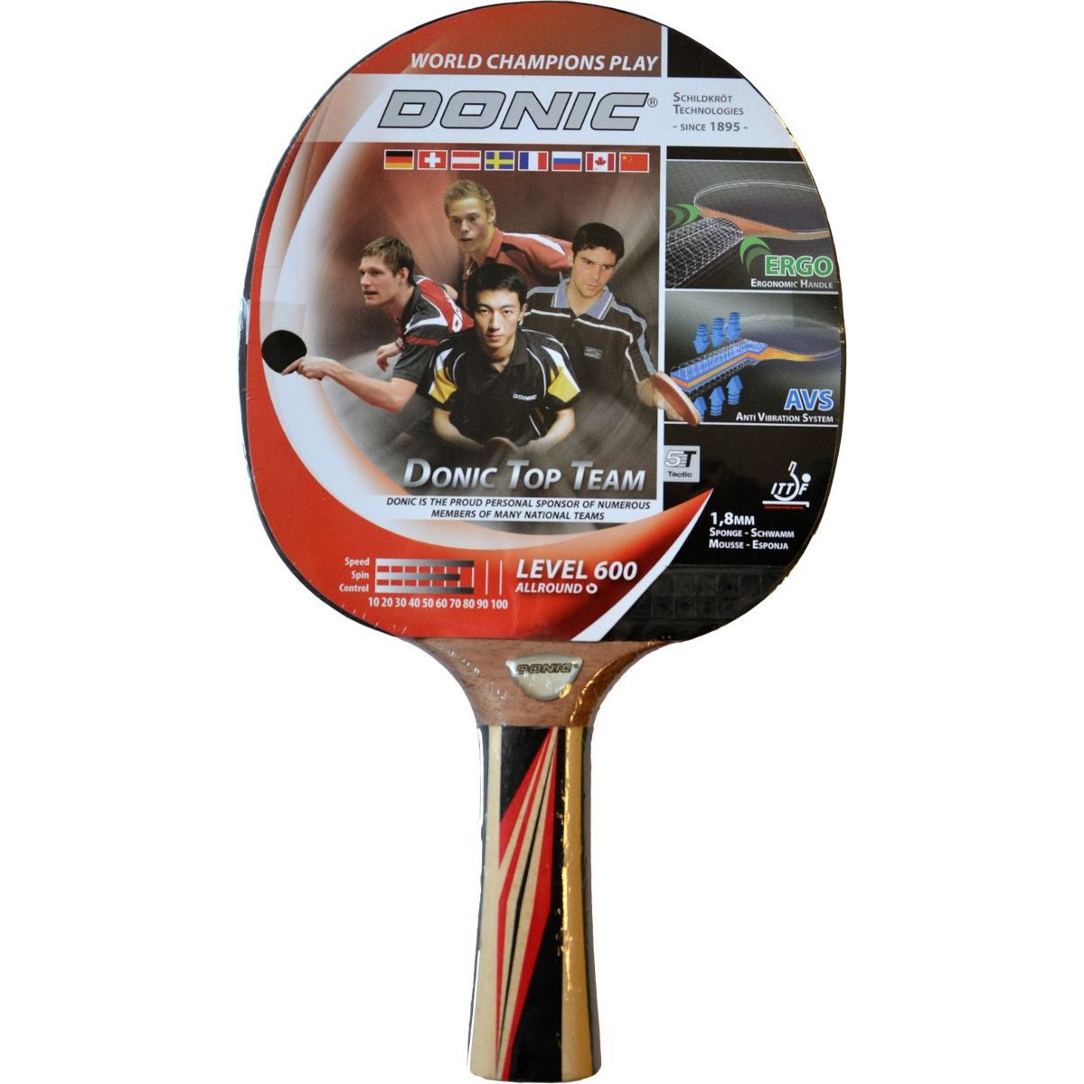 Donic Top Team 600 ping-pong ütő (323504)