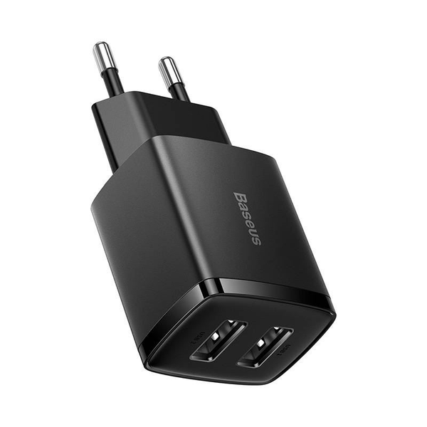Зарядно устройство за телефон Baseus, USB, 10.5 W, Черен