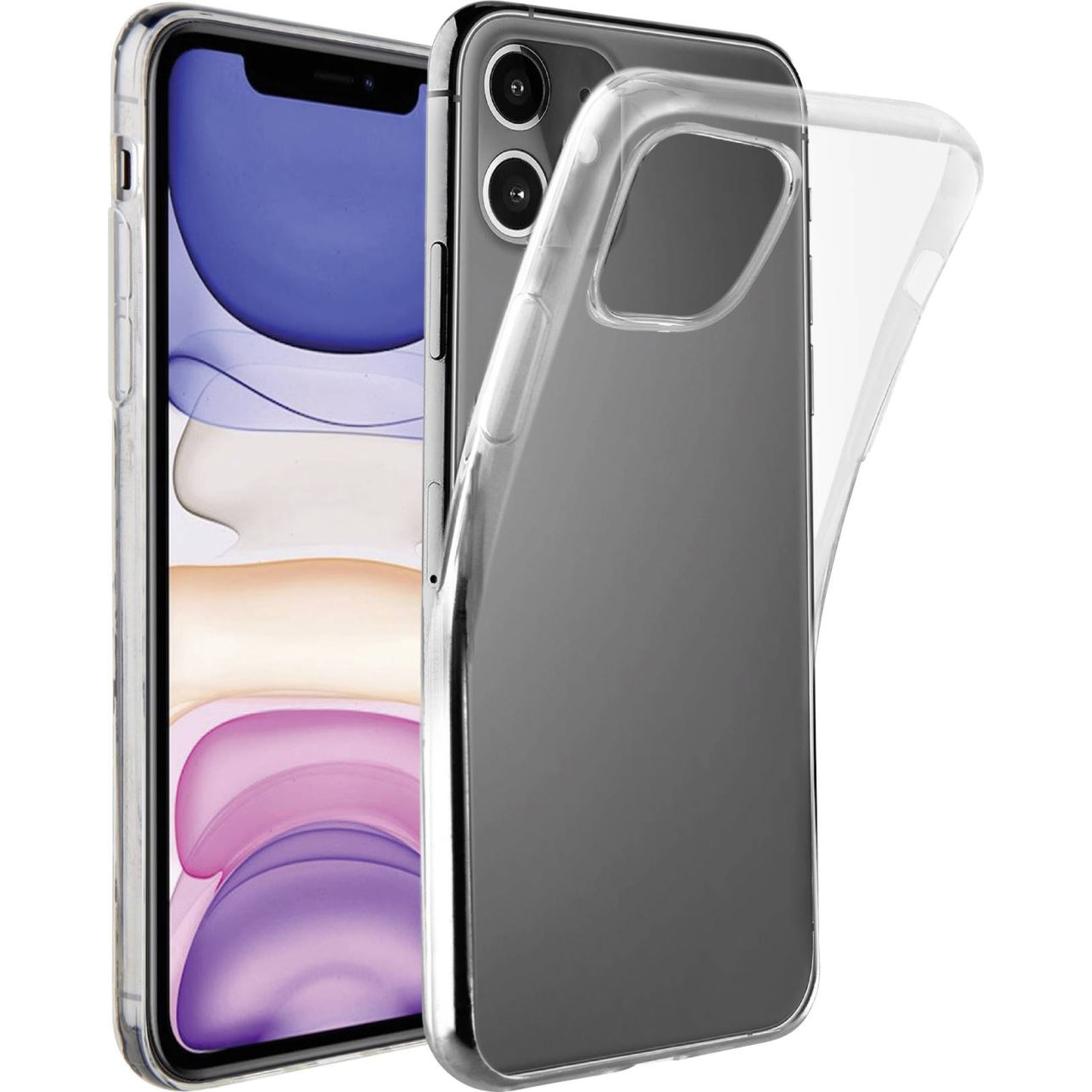 Vivanco Super Slim Apple iPhone 11 Hátlap Átlátszó (SSCVVIPH11T) (SSCVVIPH11T)