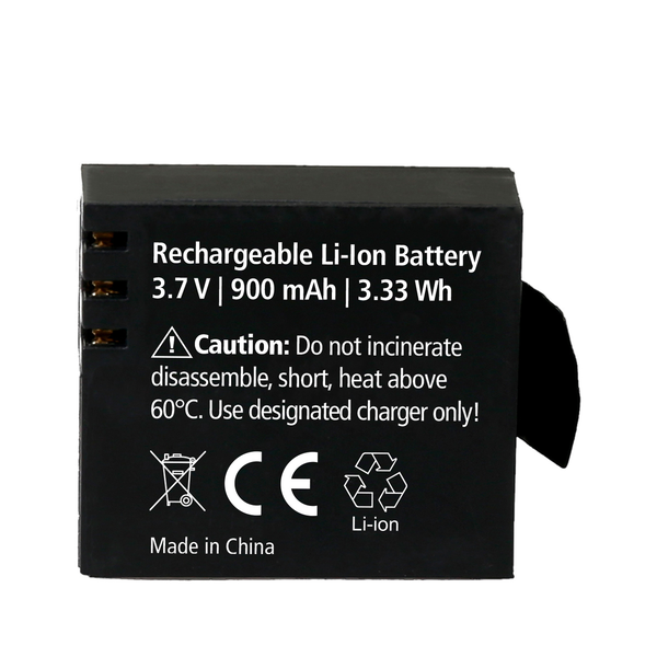 Rollei 20135 ActionCam 510/610/525/625/372 akciókamera akkumulátor (900mAh)