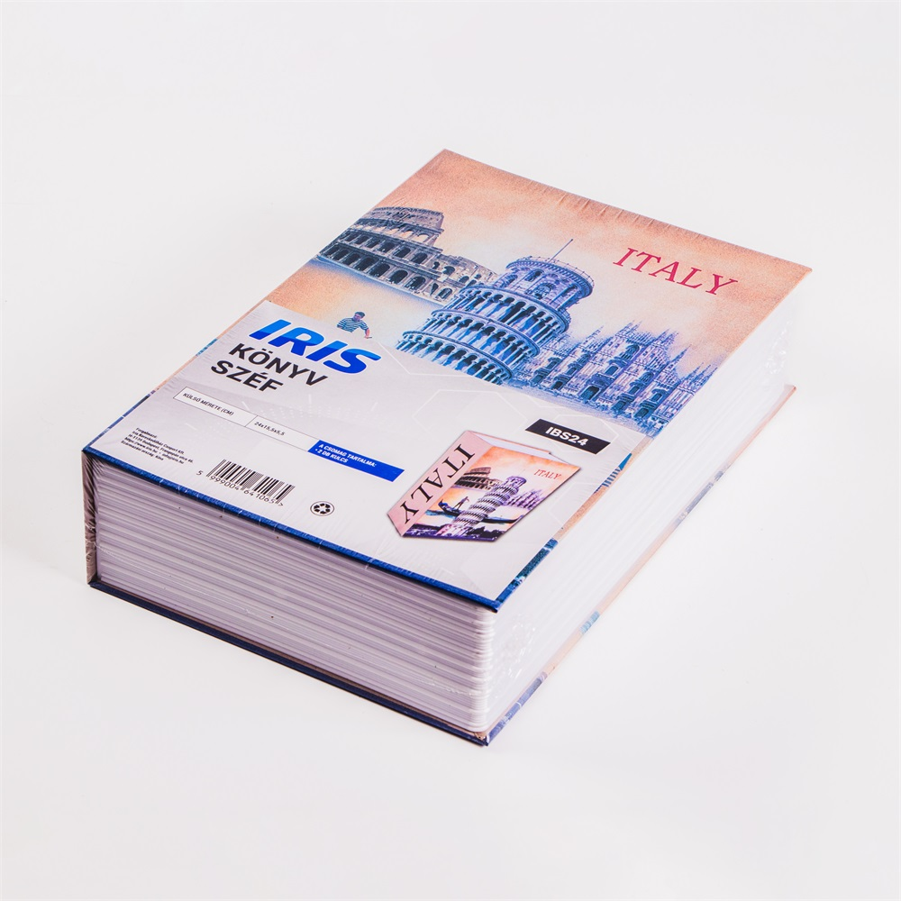 Iris IBS24 Kulcszáras Könyv alakú Széf - Mintás (IBS24)