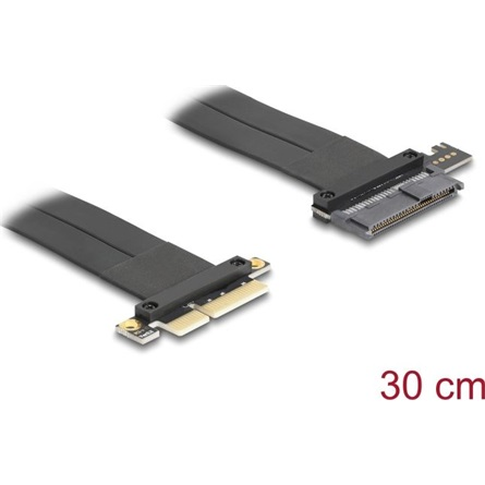 Delock Riser kártya PCI Express 3.0 x4 apa U.2 SFF-8639 SSD slot, kábel 30 cm