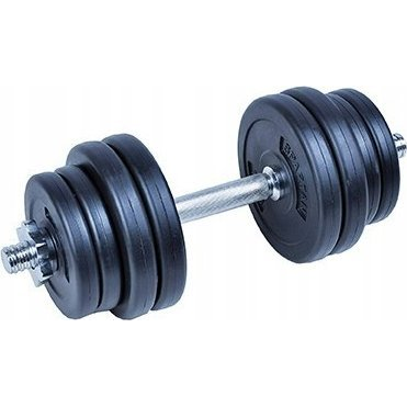 SPARTANSPORT Egykezes súlyzó szett 15 kg cementes (1707)