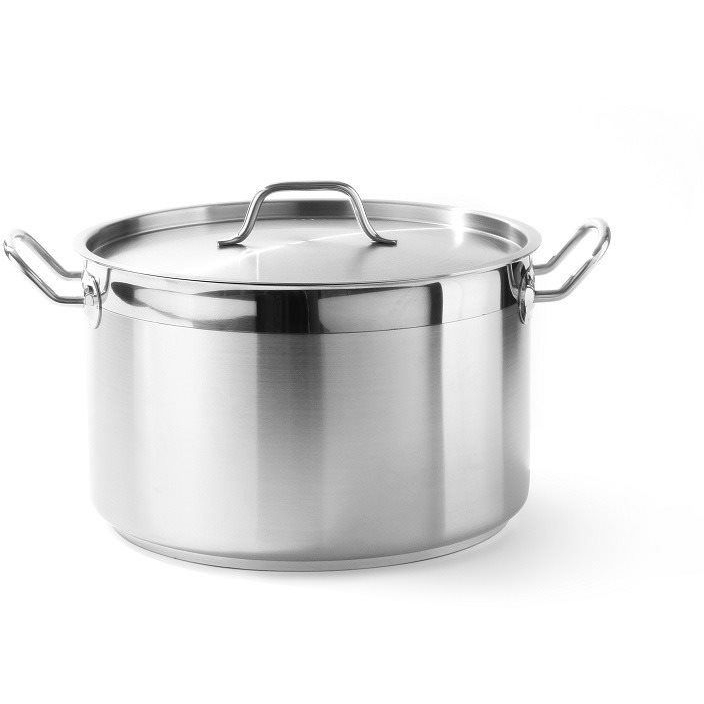 HENDI 831502 Profi Line Fazék fedővel, 10 l (831502)