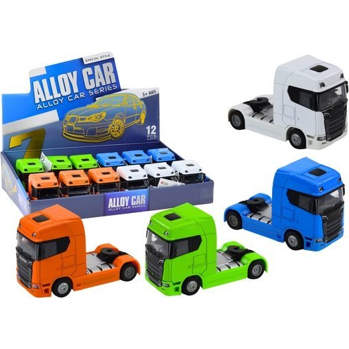 LeanToys Ciężarówka Bez Naczepy 1:32 Metalowa Światła Dźwięki Napęd