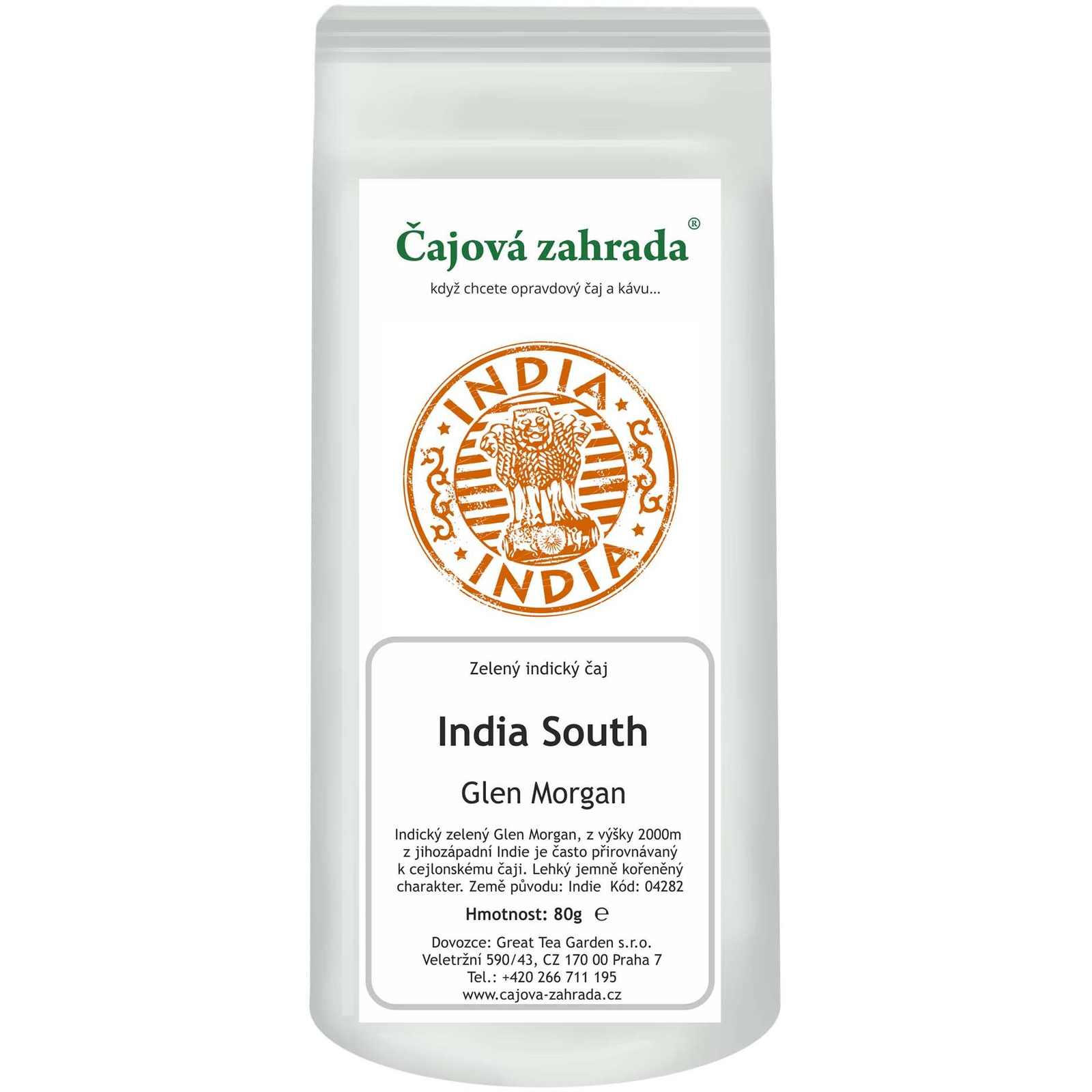Tea Garden - India South Glen Morgan - green tea, 80 g (04282)