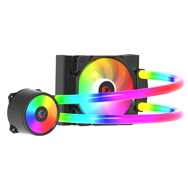 Rampage ICEBLADE C4 CPU Vízhűtő 120mm A-RGB Fekete (38846)