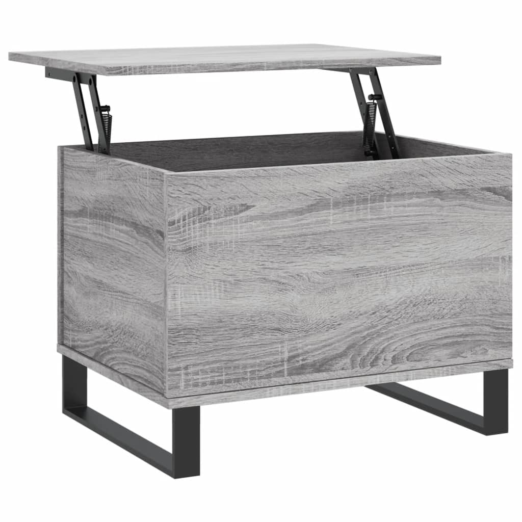 szürke sonoma színű szerelt fa dohányzóasztal 60x44,5x45 cm (830962)