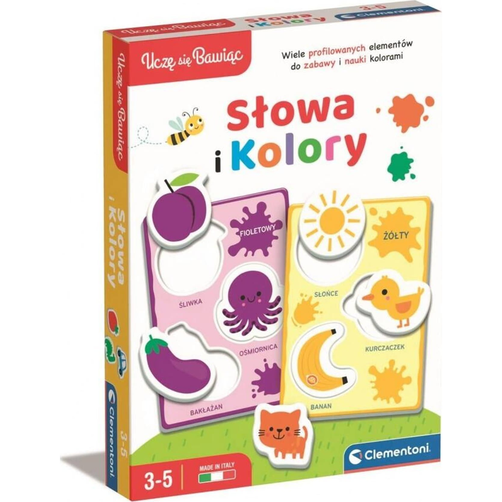 Clementoni 50760 Szavak És Színek Oktatójáték Lengyelül Tanulok, Miközben Jól Érzem Magam- 28339 (560176)