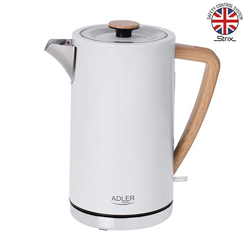 Adler AD 1347 White 1,7L elektromos vízforraló rozsdamentes acél (AD 1347 White)
