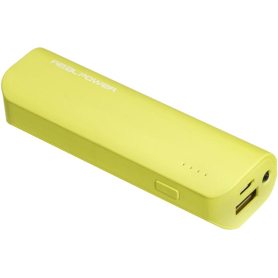 RealPower PB2600 Power bank 2600mAh Lime zöld (162363)