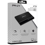 SSD, PNY, 4TB, 2.5", SATA III, 550MB/s, черен