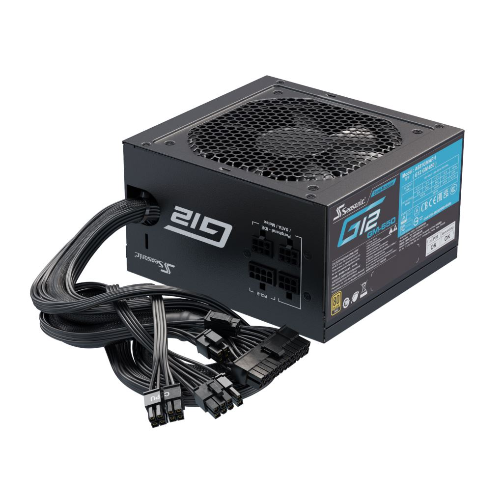 Seasonic G12 GM 650W tápegység (G12 GM-650) (G12 GM-650)