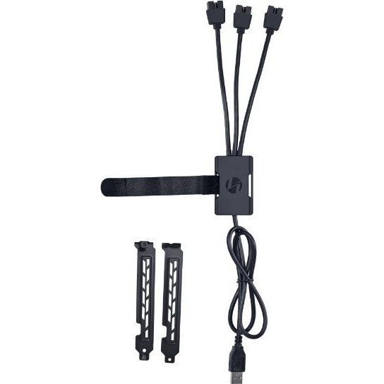 LIAN LI belső USB Hub - fekete