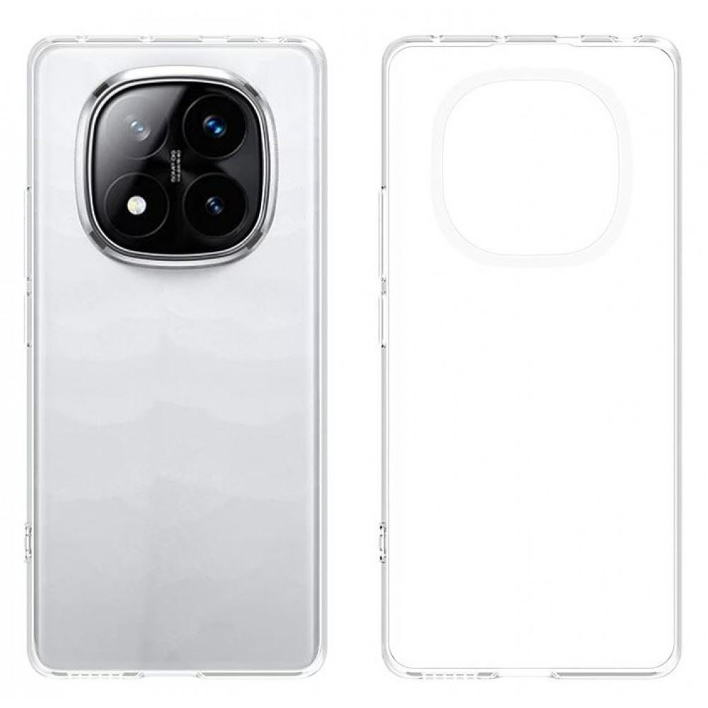 Cellect Xiaomi Redmi Note 14 Pro 5G vékony szilikon tok átlátszó (TPU-XIA-REDMIN14P-TP) (TPU-XIA-REDMIN14P-TP)