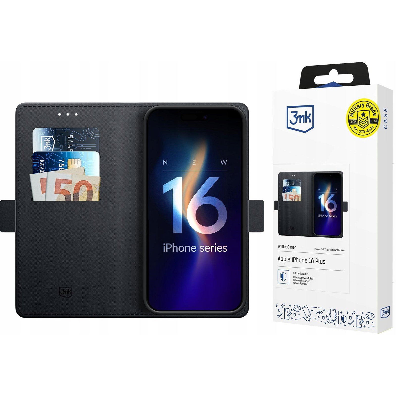 3mk Pénztárca Telefontok Apple iPhone 16 Plus (5903108576260)