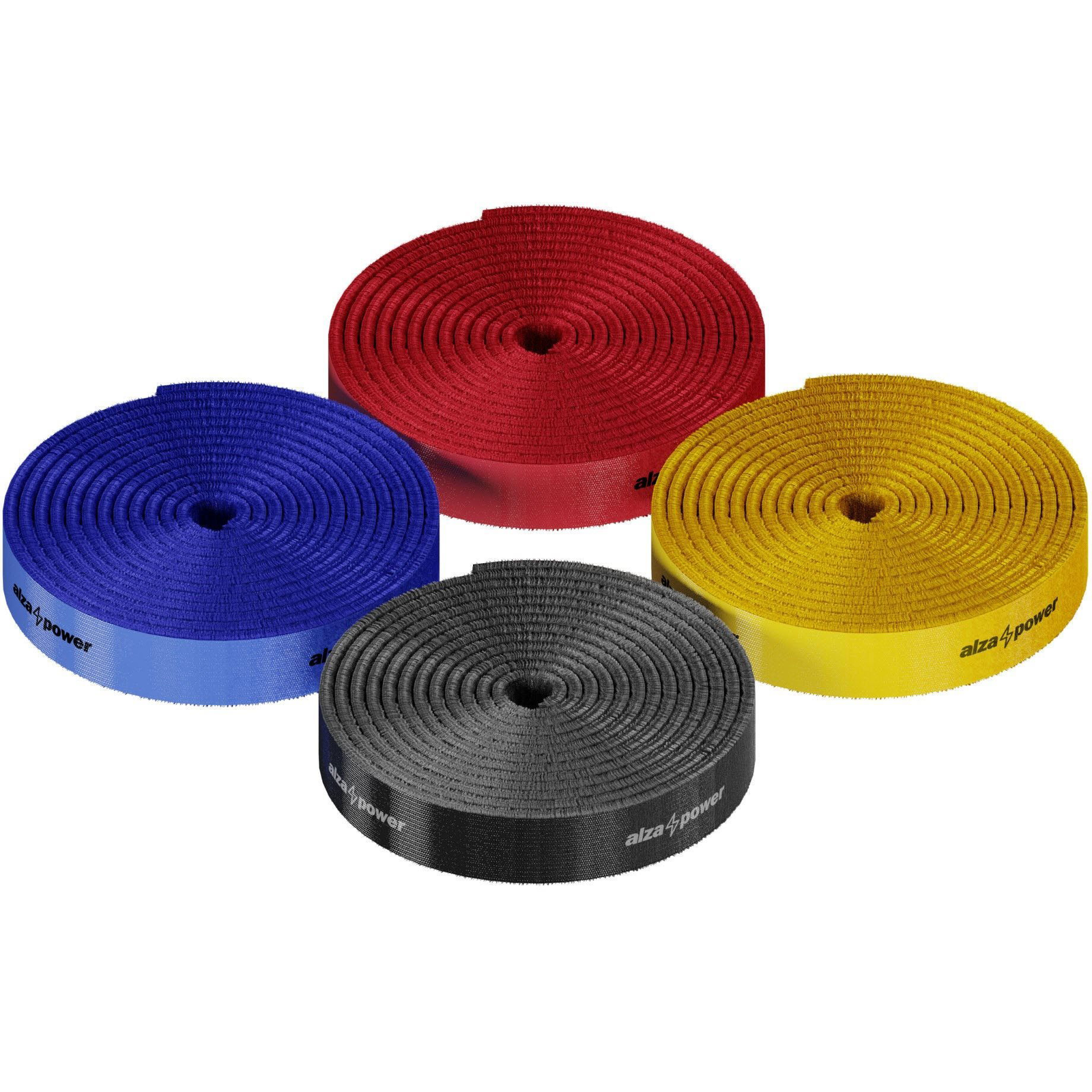 AlzaPower VelcroStrap+ Roll 4 x 1 m mix (APW-COGRS1MIX)
