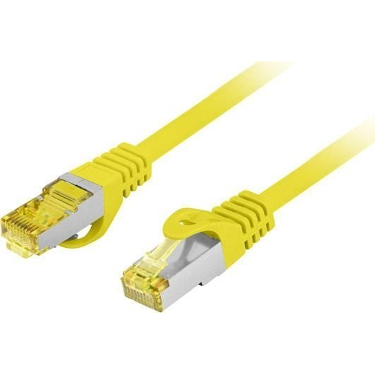 Cablu patchcord Lanberg FTP cat.6A, LSZH, 1.5m, galben