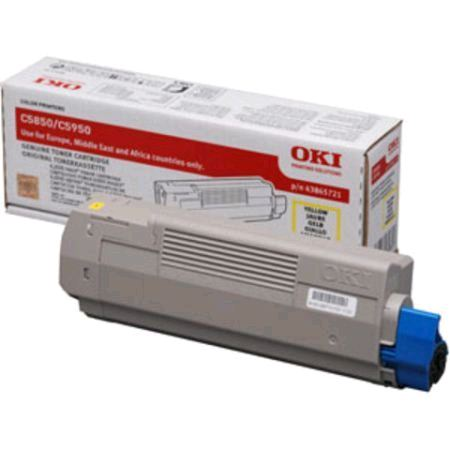Toner OKI C5850/5950 43865721 žltý (yellow) (43865721)