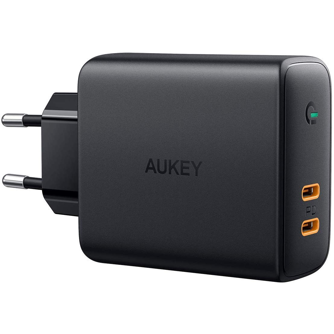 AUKEY Duo Hálózati 2xUSB-C töltő (63W) (PA-D5)