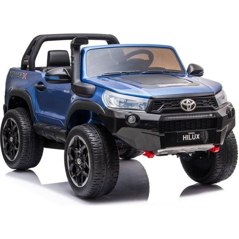 Акумулаторна кола Toyota Hilux 4x4 лъскаво синя