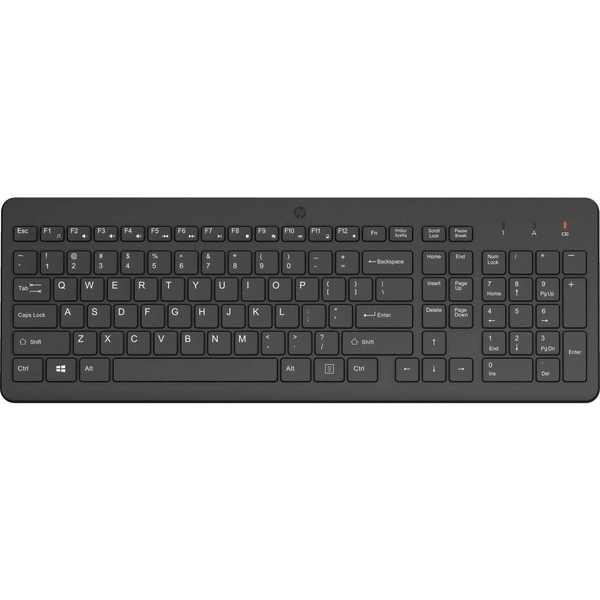 HP 220 Wireless Keyboard tastiera Casa RF Wireless Nero