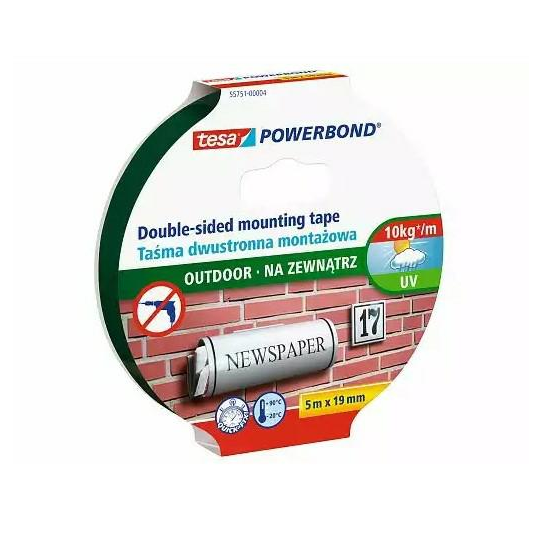 Kétoldalas ragasztószalag Tesa 19 mm x 5 m (55751-00004-04)